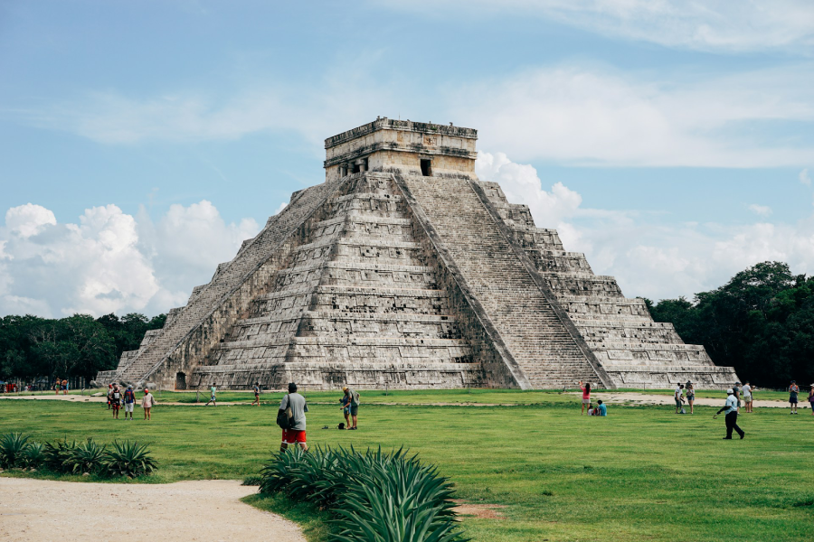 Lindas imagens docastelo de chichem Itza