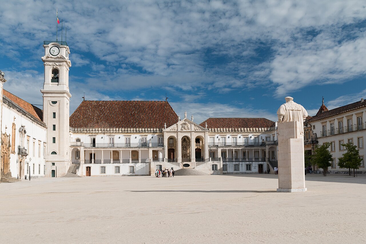 Edifícios históricos do Paço das Escolas, na Universidade de Coimbra.